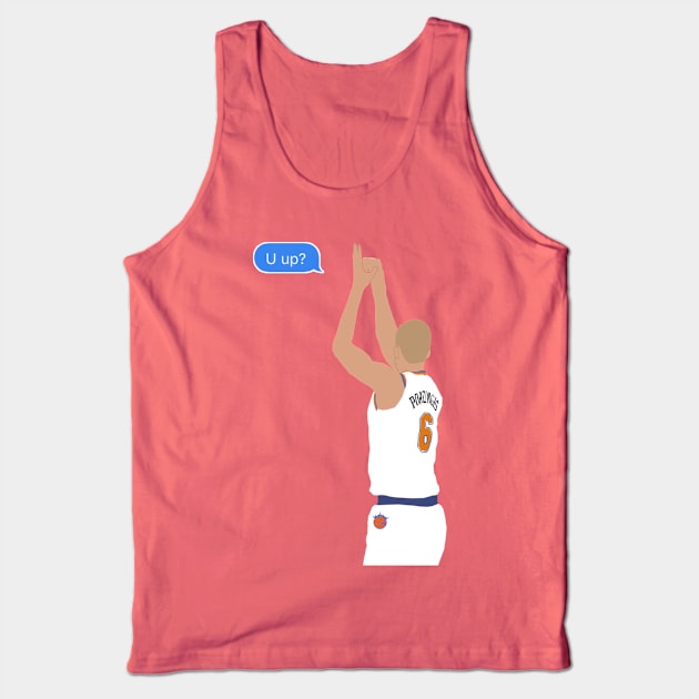 The "U up?" Shoot your Shot Tee Tank Top by TheKnicksWall1